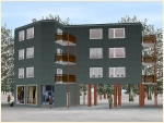 Modernes Wohn- und Gesch�ftshaus in 10 Farbvariationen Set 2