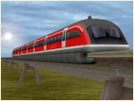 Transrapid 07 der DB verkehrsrot