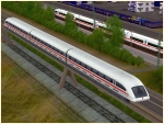 Transrapid 08 in ICE-Lackierung