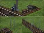 Fahrleitungsmaste und Joche der SBB
