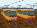 Strassenbahn 817+818 GT8-100C-2S