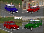 MB280G-Einsatzfahrzeuge der Feuerwehr, des THW und der Polizei