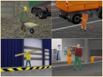 Arbeiter und Zubeh�r Set1