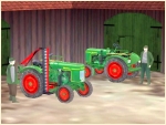 Traktor Fendt F20 und F20G im Set