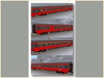 �BB EC-Wagen verkehrsrot, Epoche V