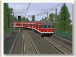 Nahverkehrswagen der DB verkehrsrot, Epoche V Ex-Silberwagen