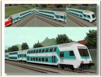 DB Doppelstockwagen mintgr�n