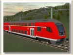DB Doppelstock-Steuerwagen, rot