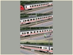 DB ICE-farbene Wagen Set 1