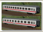 DB ICE-farbene Wagen Set 2