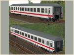 DB ICE-farbene Wagen Set 4