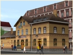 Hotel mit Gastwirtschaft und Kegelbahn