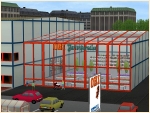 Baumarkt unter dem Zeichen des Bibers