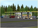 Autohof, Tankstelle und LKW-Waschanlage