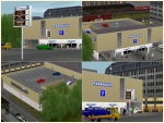 Parkhaus mit Tiefgarage und Zubeh�r