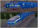 Privatbahn-Kohlenzug der Firma Niag