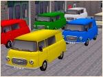 Barkas B1000-Bus in 6 Farben, Set2