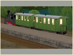 Kleinbahn-Personenwagen 600mm
