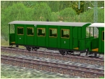 2achs-Personenwagen der MEG - 1000 mm