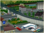 Strassenbruecken-Baukasten mit Hochstrassen-Spline