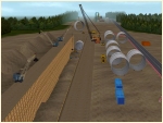 Tunnel-Baustelle und Modell-Set Knuffingen