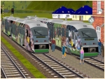 Triebwagen Desiro Vogtland VT04 FussballWM