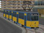 Strassenbahn Tatra-Trieb- und -Beiwagen der LVB Set 1
