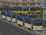 Strassenbahn Tatra-Trieb- und -Beiwagen der LVB Set 2