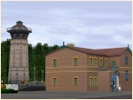 Bahnhof Hoyerswerda mit Wasserturm
