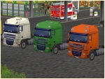 Sattelzugmaschine DAF XF mit passenden K�hlauflieger