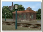 Haltepunkt Erlenbach mit Bahnsteigmodulen