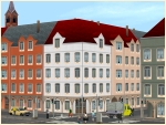 Geb�ude mit Hofeinfahrt und Eckgeb�ude