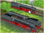 Sparset, G�terzug-Dampflokomotiven BR 41 der DB