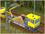 Gleiskraftwagen Bullok Robel Tunnelinspektionszug