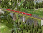 Ober- und Untergurtbr�cken f�r Gleis und Strasse
