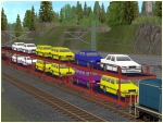 Autotransportwaggons Laae- und Leeks