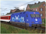 Elektrolokomotive DB 101 014-9 THW-Werbelok