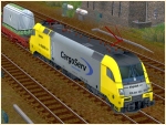 Elektrolokomotive ES64 U2-016 der Gesellschaft Cargo Serve