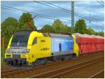 Elektrolokomotive ES64 U2-096 Werbeaufschrift HVB