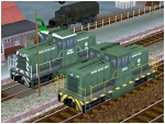 US Diesellokomotive GE 44ton Switcher der US-Army