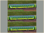 Reisezugwagen und IC Gro�raumwagen der GySEV