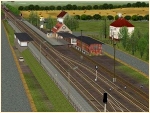 Bahnhofs-Anlage und Umfeld Gr�neberg