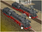 Schlepptenderdampflok DR 03 2083 und DR 03 2148