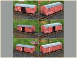 Gedeckte G�terwagen der DR 2-achsig Epoche IV
