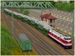 Doppelstockgliederz�ge DB7�mpe und DB13�mpe der DR Epoche IIIb