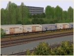 2-achsige K�hlwagen-Interfrigo eingestellt bei der FS