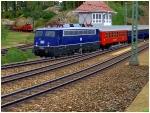 Schnellzuglokomotiven 110 306 und 355 der DB Epoche Iva