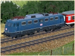 BR 110 B�gelfalte blau DBAG Epoche V
