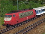 Elektrolokomotive 103 148 der DBAG orientrot Epoche V