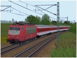 Elektrolokomotive 103 der DB orientrot Epoche IVb